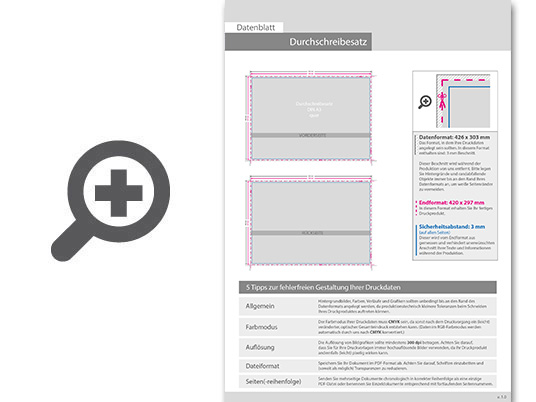 Product Bild durchschreibes__tze_din_a3_quer__6-fach__4_1-farbig__25_s__tze_je_block