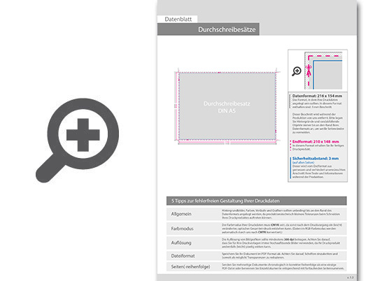 Product Bild durchschreibes__tze_din_a5_quer__4-fach__4_0-farbig__50_s__tze_je_block