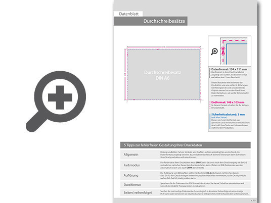 Product Bild durchschreibes__tze_din_a6_hoch__4-fach__4_0-farbig__50_s__tze_je_block